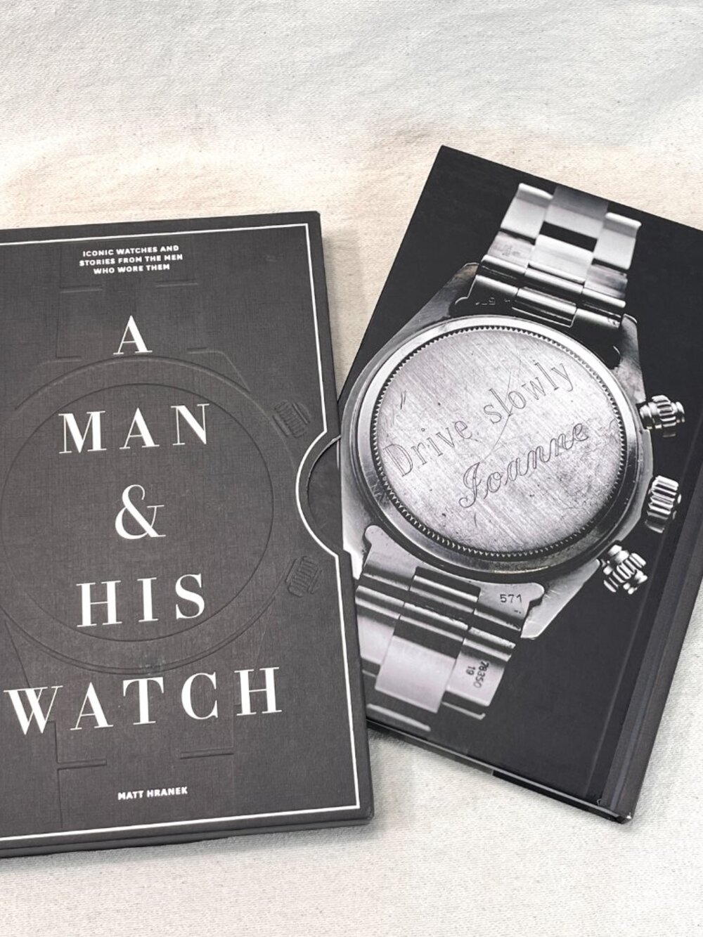 A Man & His Watch by Matt Hranek Hardcover Book Slip Case